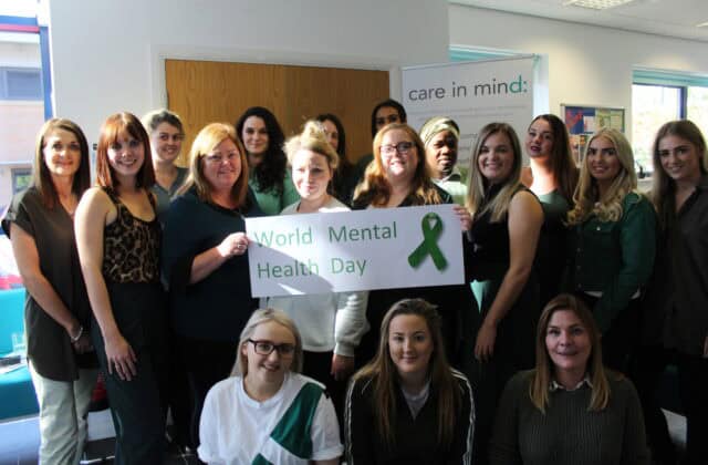 World Mental Health Day 2018 - Care in Mind - Head Office - Stockport