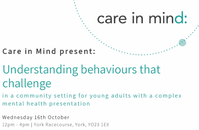 Education event details for workshop on Challenging behaviour